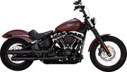 Vance & Hines Eliminator 300 Slip-Ons With PCX Technology In Black For Harley-Davidson 2018-2024 Softail Models