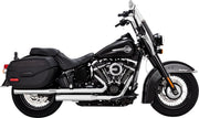 Vance & Hines Eliminator 300 Slip-On Mufflers In Chrome With PCX Technology For Harley-Davidson 2018-2024 Softail Heritage & Deluxe Models
