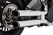 Vance & Hines Twin Slash 3 Inch Slip-Ons With PCX Technology In Chrome For Indian 2015-2024 Scout Models