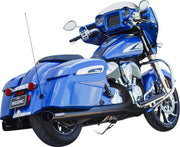 S&S Cycle 4" Broadhead Slip-On Mufflers for 2014-2026 INDIAN Black Pair #550-1075