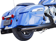 S&S Cycle 4" Broadhead Slip-On Mufflers for 2014-2026 INDIAN Black Pair