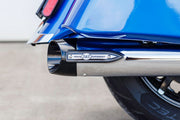 S&S Cycle 4" Broadhead Slip-On Mufflers for 2014-2026 INDIAN Chrome Pair #550-1076
