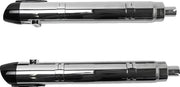 S&S Cycle 4" Broadhead Slip-On Mufflers for 2014-2026 INDIAN Chrome Pair #550-1076