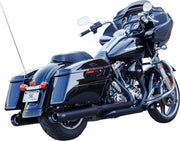 S&S Cycle 4-1/2" GNX Slip-On Mufflers for 1995-2016 Harley-Davidson Guardian Black Pair