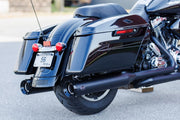 S&S Cycle 4-1/2" GNX Slip-On Mufflers for 1995-2016 Harley-Davidson Guardian Black Pair