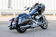 S&S Cycle 4-1/2" GNX Slip-On Mufflers for 1995-2016 Harley-Davidson Chrome Silver Pair #550-1079