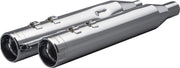 Khrome Werks Chrome HP-Plus 4-1/2 in. Slip-On Mufflers w/Chrome Klassic Tips for 1996-2016 Harley-Davidson Touring Motorcycles