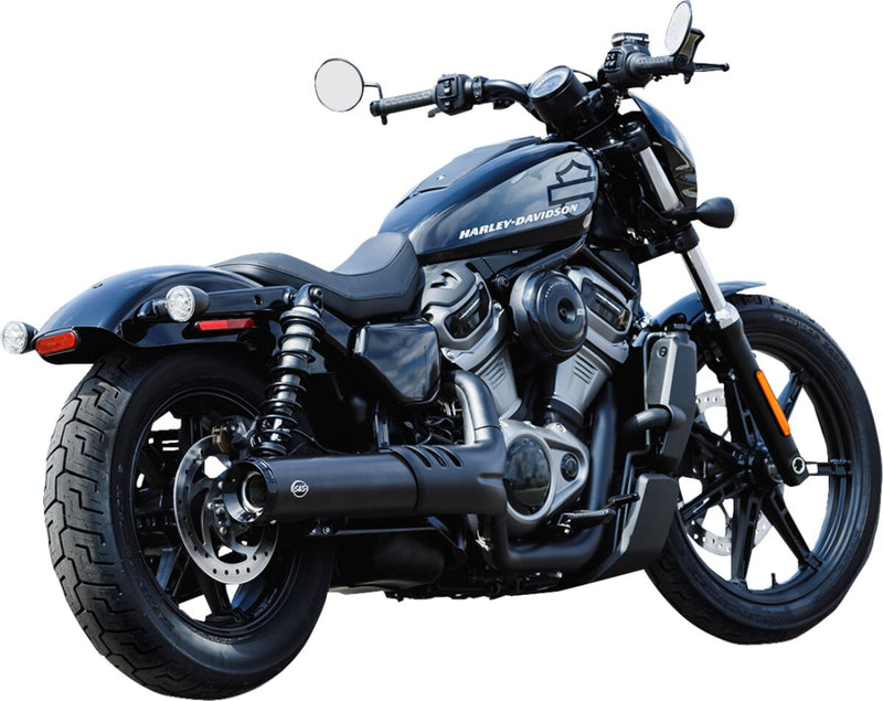 S&S Cycle Grand National Slip-On Mufflers for 2022-2025 Harley-Davidson RH 975 Round Right Kit #550-1088