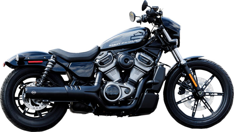 S&S Cycle Grand National Slip-On Mufflers for 2022-2025 Harley-Davidson RH 975 Round Right Kit #550-1088