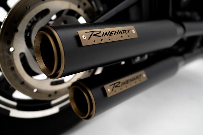 Rinehart Racing 3.5" HP35 Slip-On Mufflers for HD for 2018-2024 Harley-Davidson Right 2 Slip-On Pair #500-1241