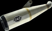 S&S Cycle Grand National Slip-On Muffler Brushed #550-1114