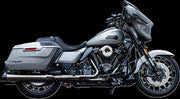 S&S Cycle 4-1/2" MK45 Performance Slip-On Mufflers for 2017-2025 Harley-Davidson Lava Chrome Pair #550-1113