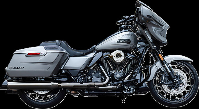 S&S Cycle 4-1/2" MK45 Performance Slip-On Mufflers for 2017-2025 Harley-Davidson Lava Chrome Pair #550-1113