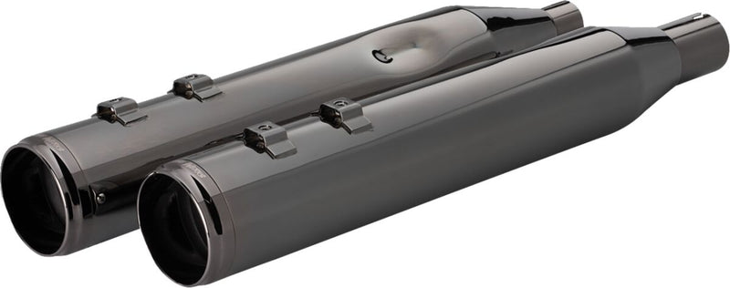 Khrome Werks 4-1/2" HP-Plus® Slip-On Mufflers with Race Tip for 2017-2026 Harley-Davidson Black Chrome Pair Black| Chrome| Eclipse #201940