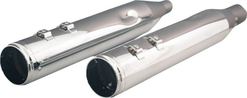Khrome Werks 4-1/2" HP-Plus® Slip-On Mufflers with Race Tip for 1995-2016 Harley-Davidson Chrome Pair