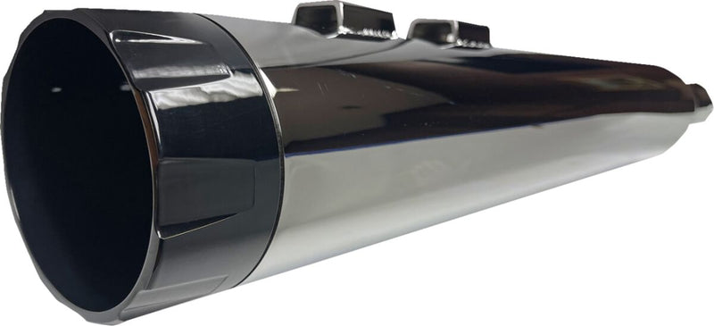 Bassani Xhaust 4-1/2" Straight Can Slip-On Mufflers for 1995-2016 Harley-Davidson Pair