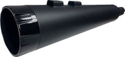 Bassani Xhaust 4-1/2" Straight Can Slip-On Mufflers for 1995-2016 Harley-Davidson Pair