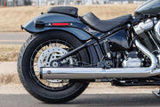 S&S Cycle Grand National Slip-On Muffler for 2025 Harley-Davidson Chrome Silver Stainless Steel Each