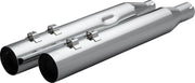 Khrome Werks HP-Plus® Slip-On Mufflers for 2017-2026 Harley-Davidson Straight-Cut Pair #40FST-1012-CHR