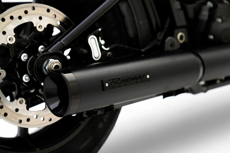 Rinehart Racing 4" HP40 Slip-On Muffler for HD Softails for 2025 Harley-Davidson Right Kit