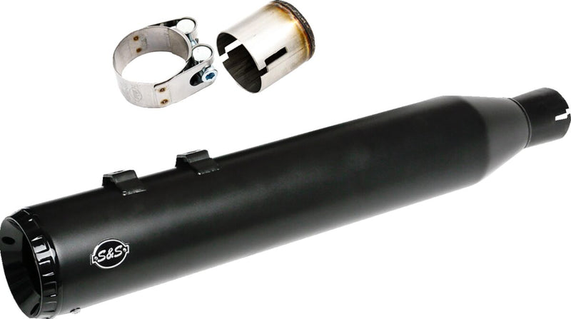 S&S Cycle Swindler Exhaust Conversion Kit 2-into-1 for 2017-2025 Harley-Davidson Muffler Right #550-1165