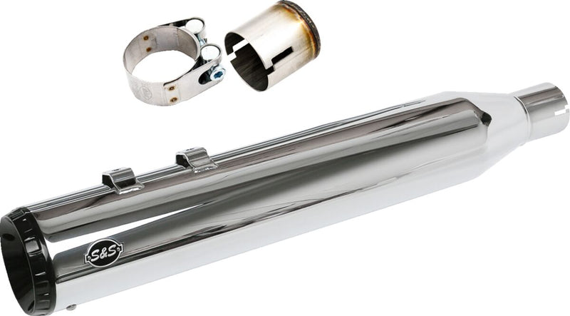 S&S Cycle Swindler Exhaust Conversion Kit 2-into-1 for 2017-2025 Harley-Davidson Muffler Right #550-1166