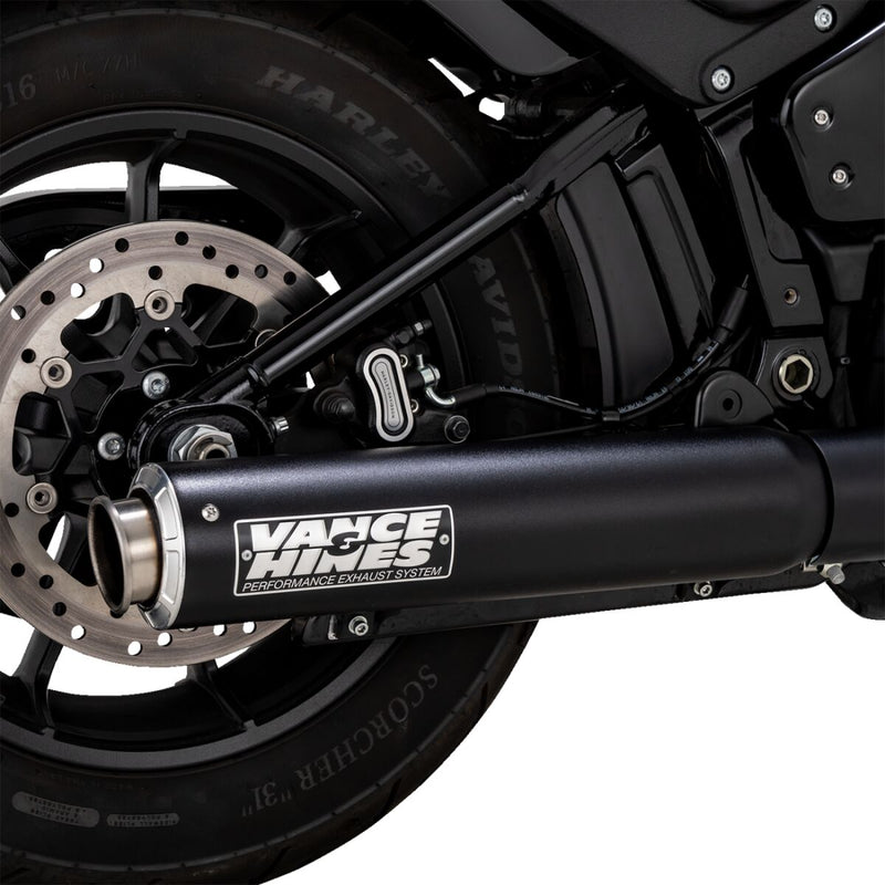 Vance & Hines Supersport Slip-On Muffler for 2025 Harley-Davidson Wrinkle Black #46746