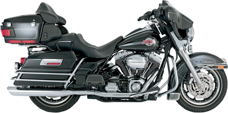 Vance & Hines Dresser Duals Exhaust Performance Exhaust Kit NON-PCX for Harley-Davidson 1995-2008 Touring Motorcycles (Headers Only) Chrome