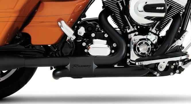 Slimline Dual Header Touring Black #100-0453