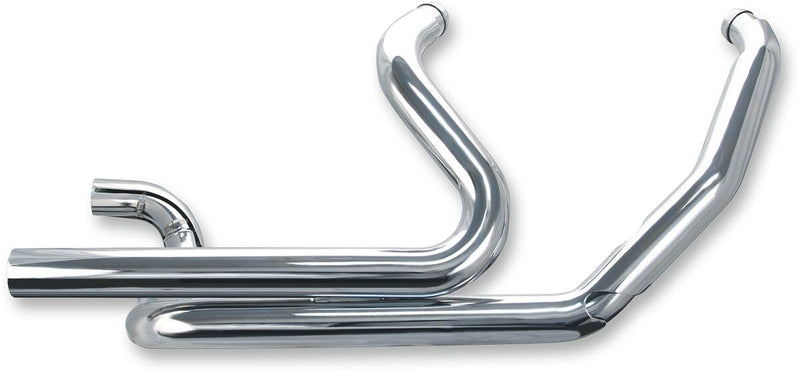 S&S Cycle Chrome Power Tune Dual Headers for 1995-2008 Harley-Davidson Touring Models #550-0003A