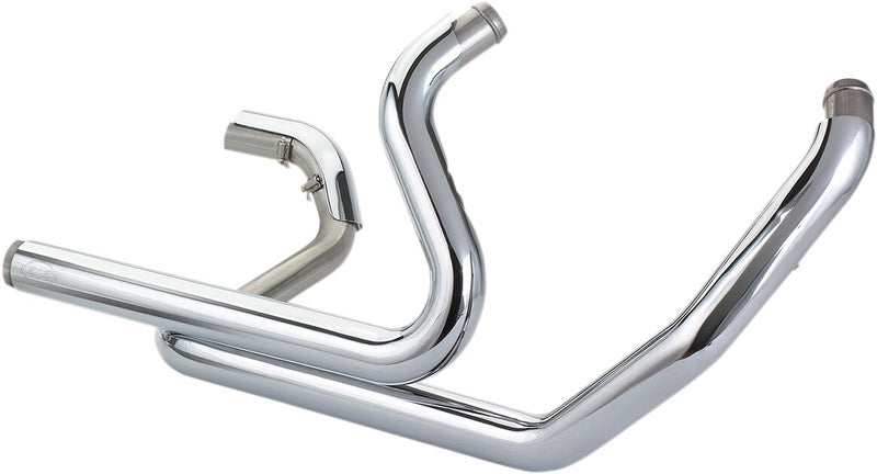 S&S Cycle Chrome Power Tune Dual Headers for 2017-2025 Harley-Davidson Touring Models #550-0704