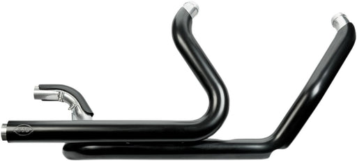 S&S Cycles Power Tune Dual Header System In Black For 2017-2023 Touring Models Black| Ceramic Fitment Harley-Davidson