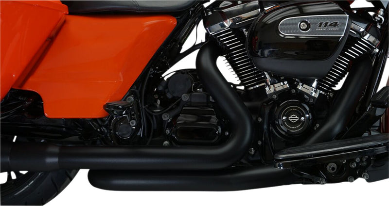 Khrome Werks Black X-Over Headpipe for 2017-2025 Harley-Davidson Touring Motorcycles
