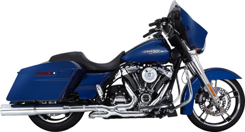 Vance & Hines Power Duals Crossover Header Pipes With PCX Technology In Chrome For Harley-Davidson 2017-2023 Touring Models (Excl. Trikes)