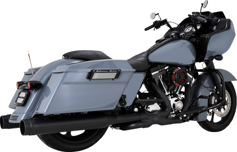 Vance & Hines Power Duals Headerpipe With PCX Technology In Black For Harley-Davidson 2009-2016 Touring Models
