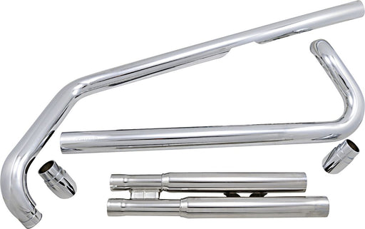 Cobra Speedster Slashdown Exhaust System Chrome Staggered Full System Aluminium Steel