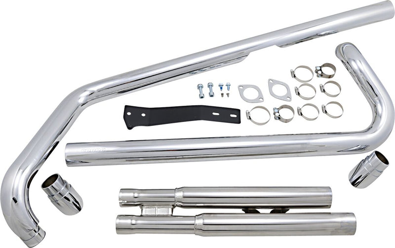 Cobra Speedster Slashdown Exhaust System Chrome Staggered Full System Aluminium Steel Each