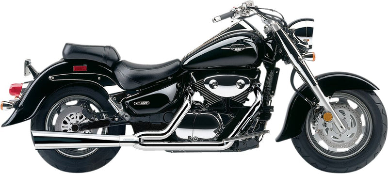 Cobra Power Pro 2:1 Exhaust System Chrome Megaphone Full System Steel