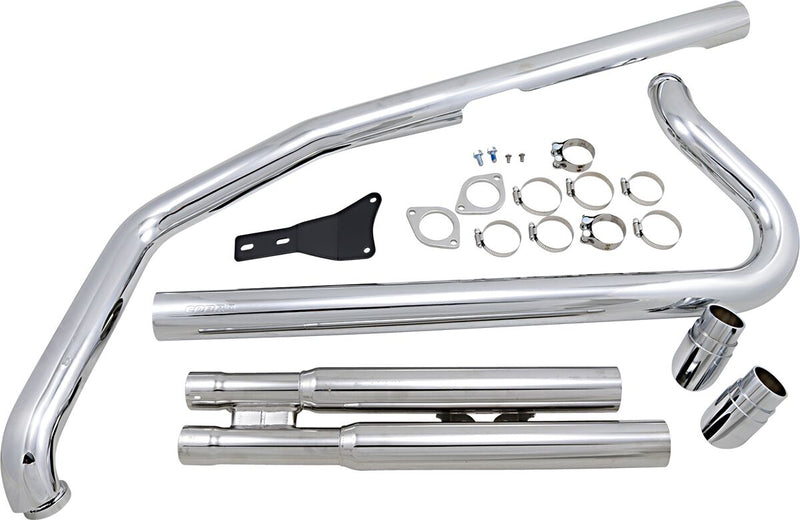 Cobra Speedster Slashdown Exhaust System Chrome Staggered Full System Aluminium Steel Each