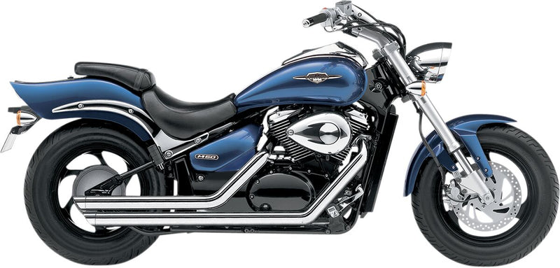 Cobra Streetrod Slashdown Exhaust System Chrome Staggered Full System Steel