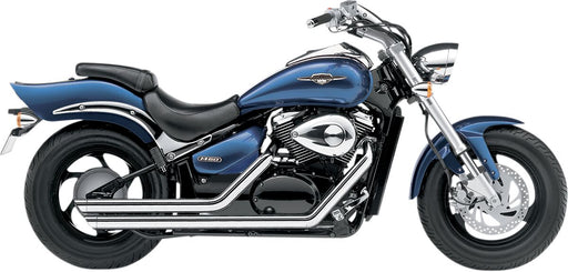 Cobra Streetrod Slashdown Exhaust System Chrome Staggered Full System Steel