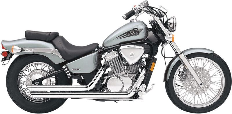 Cobra Streetrod Slashdown Exhaust System Chrome Staggered Full System Steel