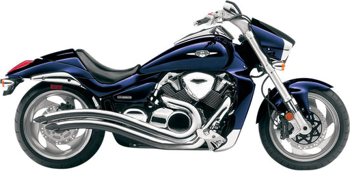 Cobra Speedster Swept Exhaust System Chrome Curved Long Full System