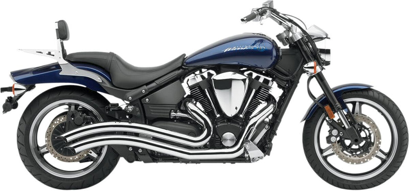 Cobra Speedster Swept Exhaust System Chrome Curved Long Full System Steel