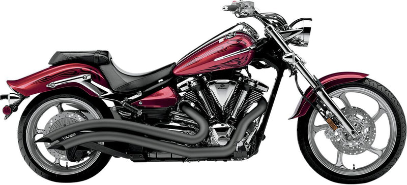 Cobra Speedster Swept Exhaust System Black Curved Long Full System Steel