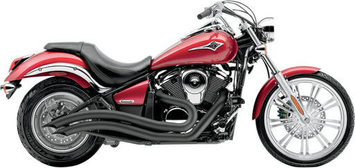 Cobra Speedster Swept Exhaust System Black Curved Long Full System Steel
