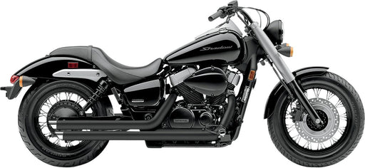 Cobra Streetrod Slashdown Exhaust System Black Staggered Full System Steel