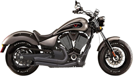 Bassani Xhaust Pro-Street Exhaust System Prostreet Black Upswept Full System Steel