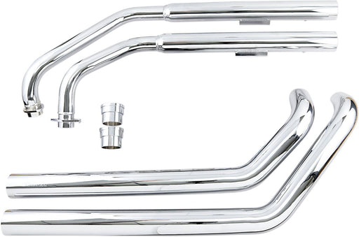 Cobra Dragster Exhaust System Chrome Staggered Straight Full System Steel