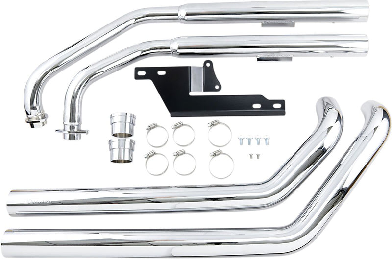 Cobra Dragster Exhaust System Chrome Staggered Straight Full System Steel Each